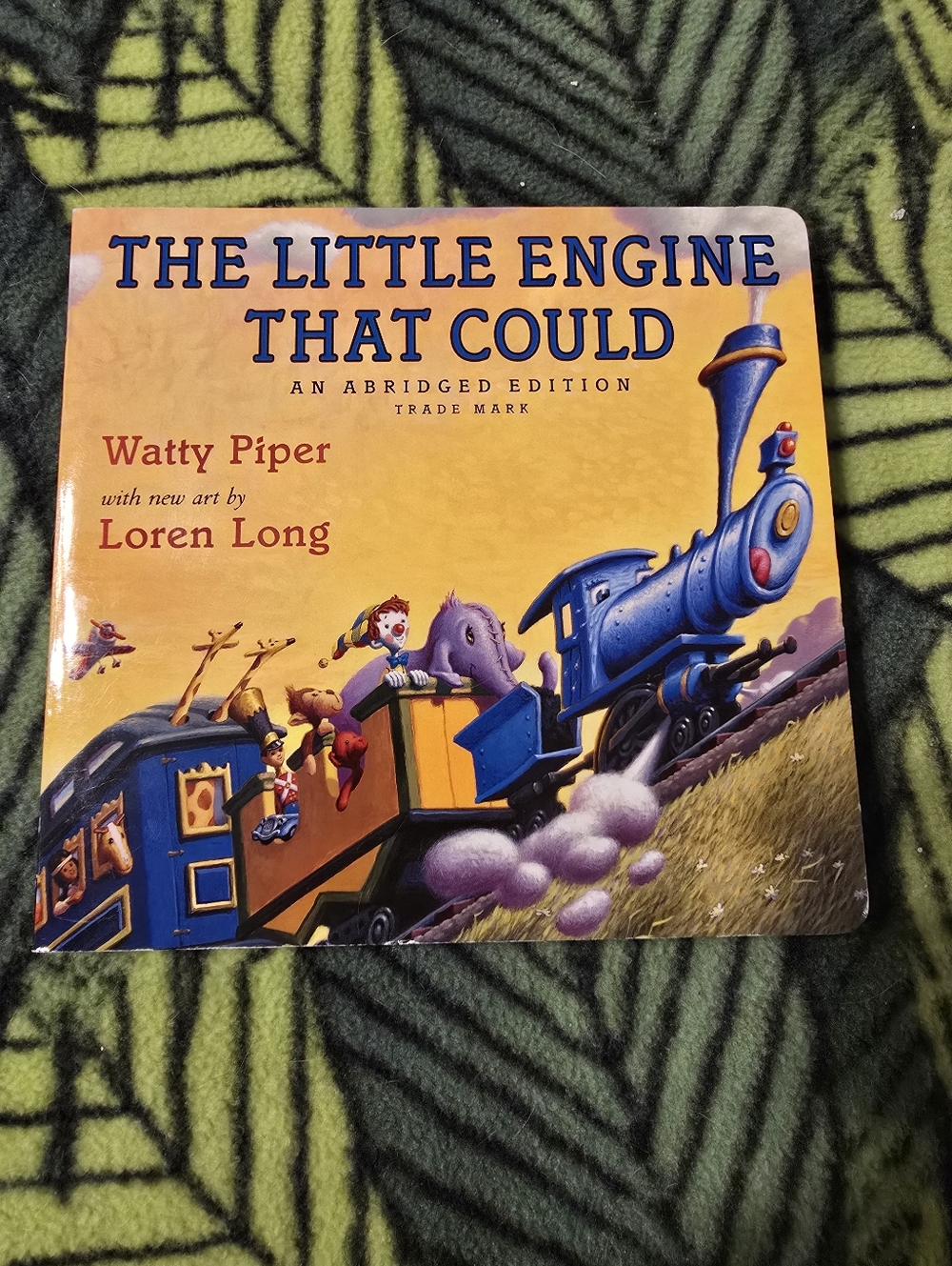 The Little Engine That Could Board Book - Blue Cover